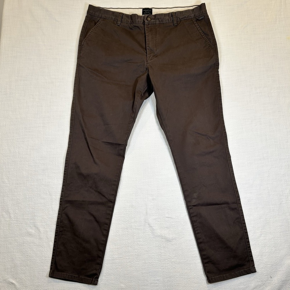 Industrie Garment MakersMen's The Cuba Chino Pant Size 38x30 Brown‎ Pants